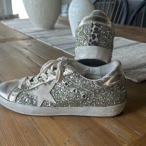 Limited edition, gold, glitter, Golden Goose